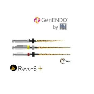 Assortiment De Lime Mécanisée Revo S 3 Limes 1xsc1 1xsc2 1xsu GenEndo – endodontie disponible chez Dentoria Tunisie