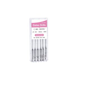Assortiment De 6 Forets Gates N°1 6 plaquette de 6 Denco – endodontie disponible chez Dentoria Tunisie