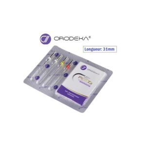 Assortiment Limes Mécanisée 31 Mm Plexv 4 Orodeka – endodontie disponible chez Dentoria Tunisie