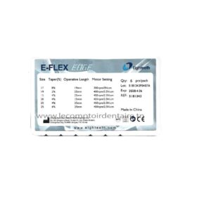 Assortiment Limes Mécanisée E Flex Edge Eighteeth – endodontie disponible chez Dentoria Tunisie