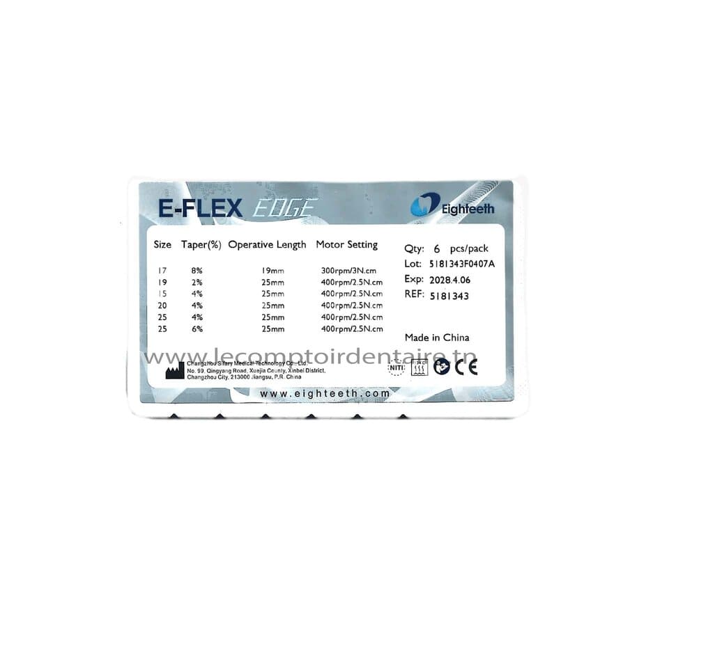 rsz_1eddddg-min-min.jpg Assortiment Limes Mécanisée E Flex Edge Eighteeth – endodontie disponible chez Dentoria Tunisie
