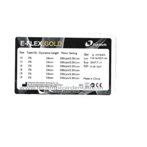 Assortiment De Limes Mécanisée 2 E Flex Gold Plaque De 6 Limes Eighteeth – endodontie disponible chez Dentoria Tunisie