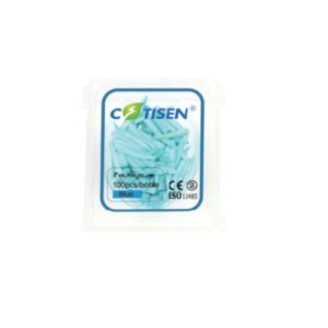 COINS INTER-DENTAIRE EN BOIS BLEU (100 UNITES)