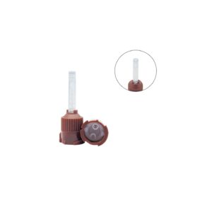 EMBOUT MELANGEUR  MARRON POUR RESINE DUAL 50 PCS