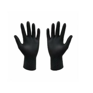 Gants Nitrile Noirs Catron Taille L – 10 Paquets | Gants Jetables